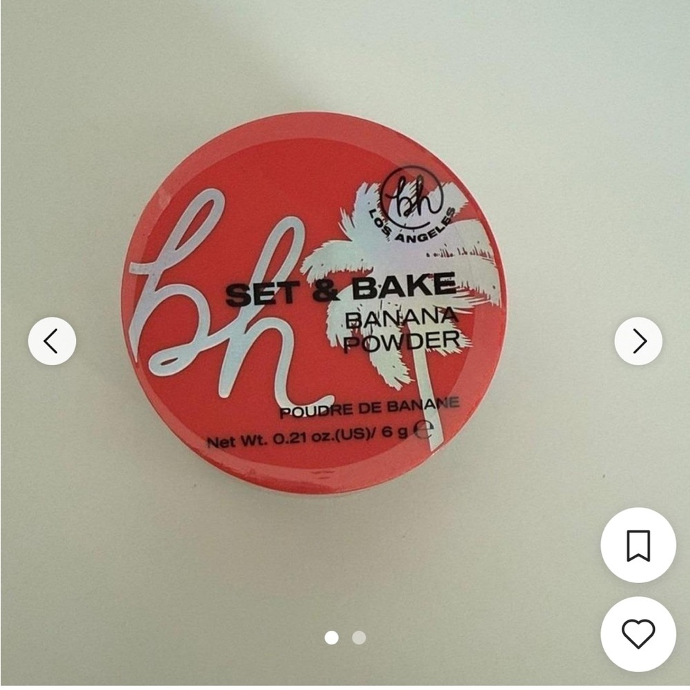 BH Cosmetics Set & Bake Banana Powder - Red